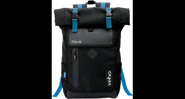 Veho TX-4 rugzak Reisrugzak Zwart, Blauw Polyester