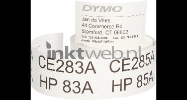FLWR - Labels / S0929100 / Naambadges / Wit - Geschikt voor Dymo