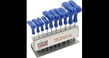 HBM 10 Delige Torx T-Grepen Sleutel Set