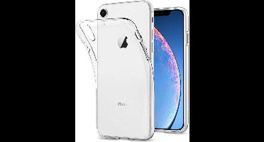 Just in Case hoesje geschikt voor iPhone Xr Hoesje Siliconen - Flexibele Case - Transparant