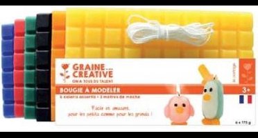 Kaarswas | Maak je eigen Kaarsen Pakket - 6x 175 gr multikleuren