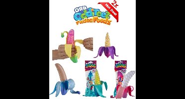 Orb Odditeez Surprise Banaan - Fidget stressbal - 2 stuks