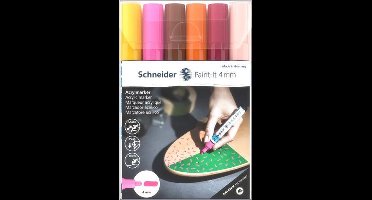 Schneider acrylmarker - Paint-It 320 - 4mm - etui 6 stuks - S-120297