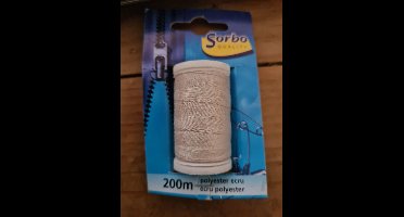 200m Polyestergaren Ecru Sorbo