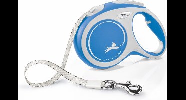 Hondenriem Flexi New Comfort L Blauw (5 m)