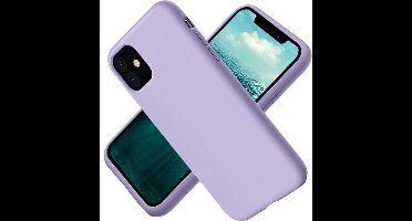 Hoesje Geschikt voor iPhone 12 / 12 Pro - Nano Liquid siliconen Backcover - Lila