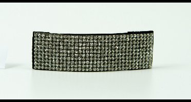 Klikklak zilver strass