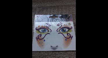 Gezichtsticker Glitter Prinses / Mystery