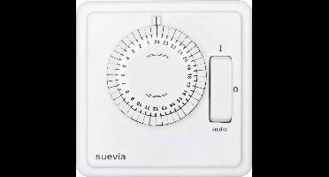 Suevia SU280447 Inbouwschakelklok Analoog Dagprogramma 1200 W IP20 AAN/AUTO/UIT-programma