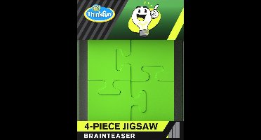 ThinkFun A-HA! 4-Piece Jigsaw Puzzle - Breinbreker voor onderweg