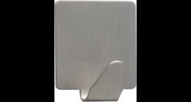 handoekhaak 4 stuks staal 3.5 cm hoog - 3.5 cm lang -  Zelfklevende ophanghaken - Haakjes - RVS - Tassenhaken - Jassenhaken - Keukenhaken - Badkamerhaken - Plakhaakjes - Huishoudelijke accessoires - Thuis innovatie - Stalen haken - Wandhaken