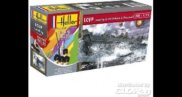 Heller - 1/72 Starter Kit Lcvp Landing Craft Vehicle En Personalhel56995 - modelbouwsets, hobbybouwspeelgoed voor kinderen, modelverf en accessoires