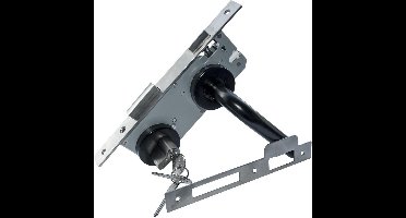 Eurofix Deurslot-set voor tuindeur | RVS Zwart gecoat | PC85 slot | Rozet model