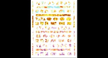 Moyra Nailart Nagel Sticker MatricaNo.06
