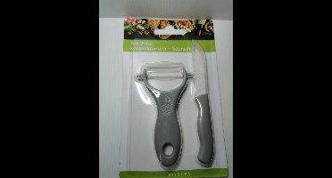 Best Choice Keukenmes en dunschiller met keramisch mes