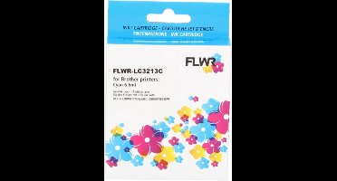 FLWR - Inktcartridge / LC-3211 / Cyaan - Geschikt voor Brother