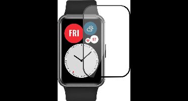 Screenprotector geschikt voor Huawei Watch Fit - Full Screen Protector