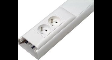 Legrand DLP kabelbaan 35x80 mm 2m + eindstukken wit