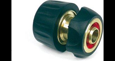 Talen Tools - Snelkoppeling - ø 12-18 mm - Met stop en slanghouder - Messing-Rubber