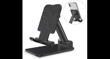 Telefoon & Tablet Houder LB-504 - Bureau | iPad / iPhone  / Samsung Tafel Standaard | Zwart | in hoogte verstelbaar