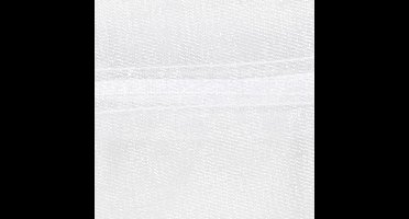 Organza zakjes, afm 7x10 cm, wit, 10 stuk/ 1 doos
