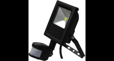 10W PIR LED Schijnwerper warm wit 3000K Slim