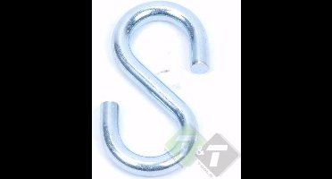 S Haak - 6mm verbindingshaak - ophanghaak verzinkt