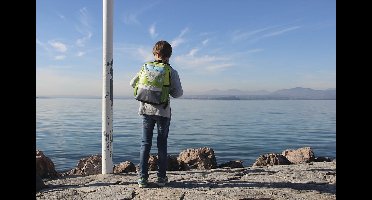 Kinderrugzak Groen VW Bus Klein