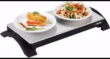 Princess Warmhoudplaat 312295 – Draadloos te gebruiken – Oplaadbaar Rechaud - Bordenwarmer - Buffetverwarmer - 1000W