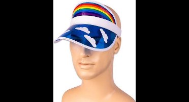 Witbaard Zonneklep Regenboog Unisex One-size