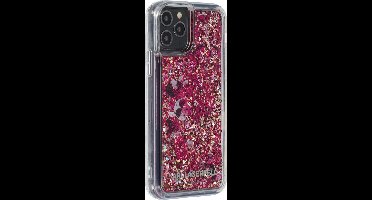 Rose Gold hoesje van Karl Lagerfeld - Backcover - Glitter - iPhone 11 Pro - Floating charms - KLHCN58ROPI