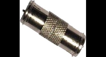 Dubbele F-connector snelkoppeling | Satelliet en TV kabel