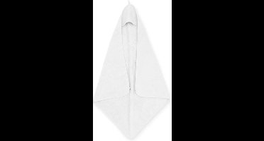Gepersonaliseerde Jollein badcape white | omslag doek 75x75cm | jollein | badcape | wit | omslagdoek met naam | kraam cadeau | newborn