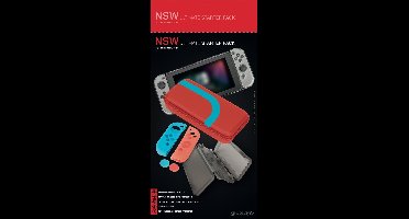 Gioteck Starter Pack met accessoires voor Switch - Beschermhoes - 9H gehard glas - Silicone Skins en Grips - beschermhoes voor Switch - hoesje voor game cards