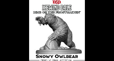 D&D Icewind Dale: Rime of the Frostmaiden - Snowy Owlbear (1 fig)