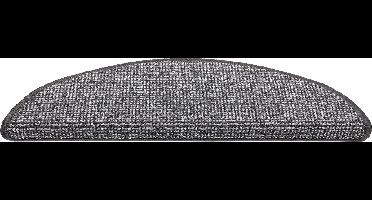 Trapmat Madrid antraciet 17*56 cm set 15 stuks