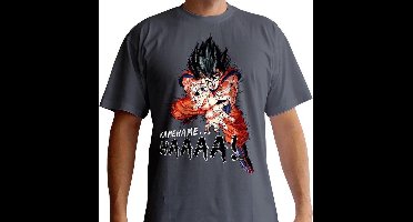 DRAGON BALL - Tshirt DBZ/ Kamehameha man SS dark grey - basic