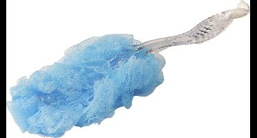 Badborstel Puff - Kunststof - Blauw