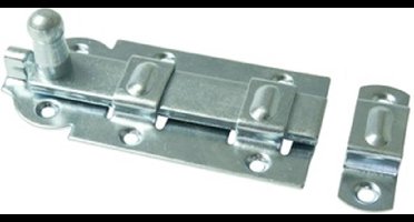 WAELBERS rolschuif | vlak | RVS | 120 mm | inclusief sluitplaat