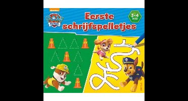 PAW Patrol - Kleurboek - Eerste Schrijfspelletjes - 3-4 jaar