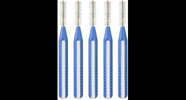 Lactona Easygrip Ragers Recht-Medium 5mm Lichtblauw - 5 Gripzak x 5 Stuks - Voordeelpakket