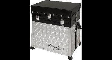 Eurocatch Roy Fishers Zitkist - 2 laden - Incl. Draagriem - Zwart