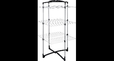 Tomado - Droogtoren Fortino 3 - 25 meter drooglengte - Ook voor kledinghangers - Half geopend te gebruiken