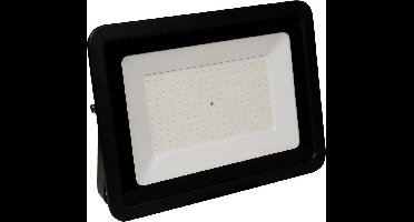 LED Schijnwerper - Breedstraler - Gevelverlichting - Slimline - 200W - 10.500 Lumen - 4000K - Neutraalwit - IP65 - Zwart