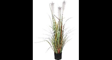 Mica Decorations Pluimgras Kunstplant - H115 x Ø45 cm - Met pot
