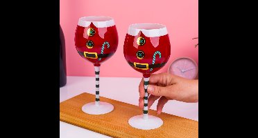 Kerstman Wijnglas (set Van 2) van OOTB