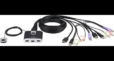 Aten CS692 2-Poorts HDMI+USB KVM Switch met audio