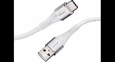 (Intenso) A315C USB-A naar USB-C laad- en data kabel - 1.5meter - wit (7901102)