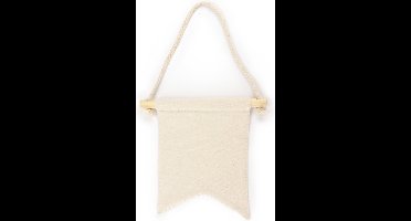 GC Katoenen Banner op Stok 15x20 cm