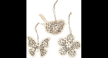 CC Houten Figuren 10 cm 3 designs